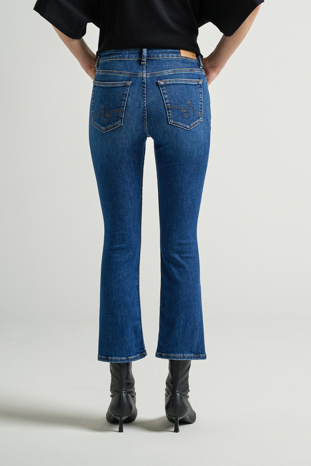 JODI CROP HIGHRISE FLARE CROP