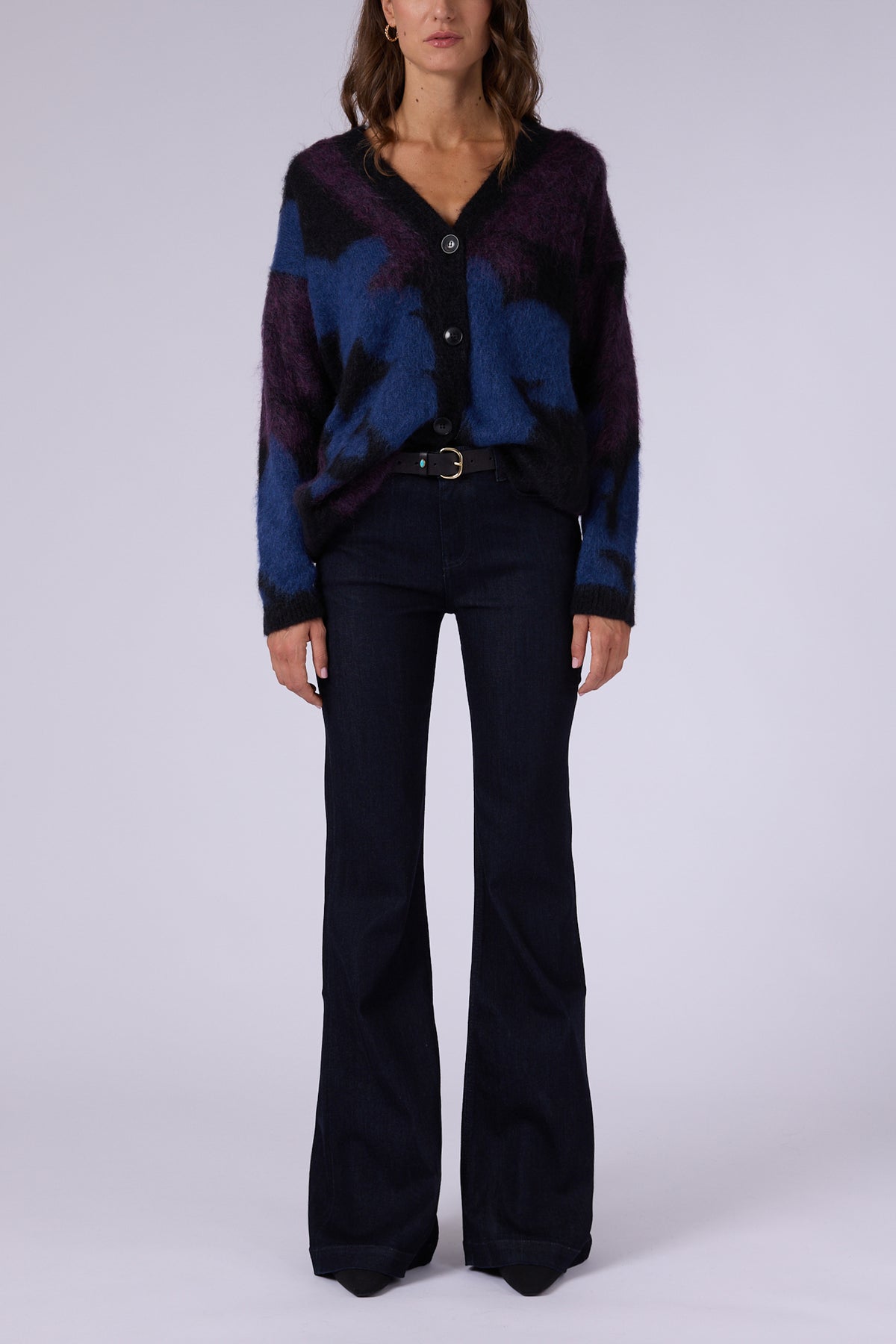 CRISTINAIKEBANA BUTTON UP CARDIGAN