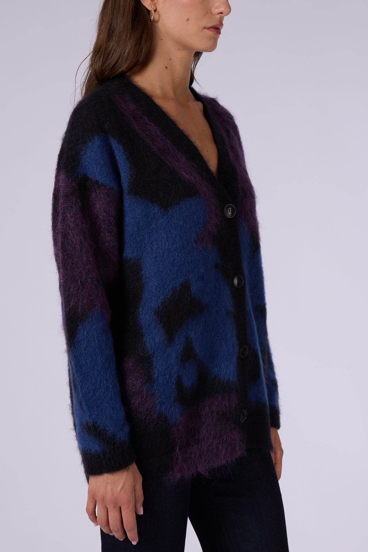 CRISTINAIKEBANA BUTTON UP CARDIGAN