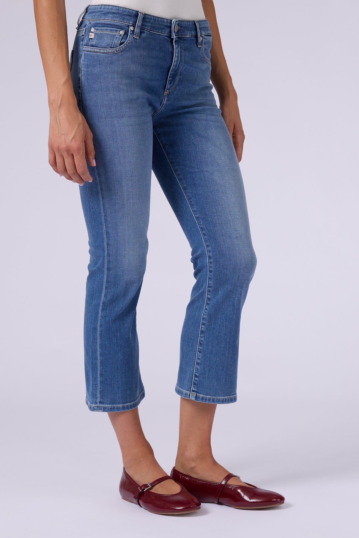 JODI CROP  HIGHRISE FLARE CROP