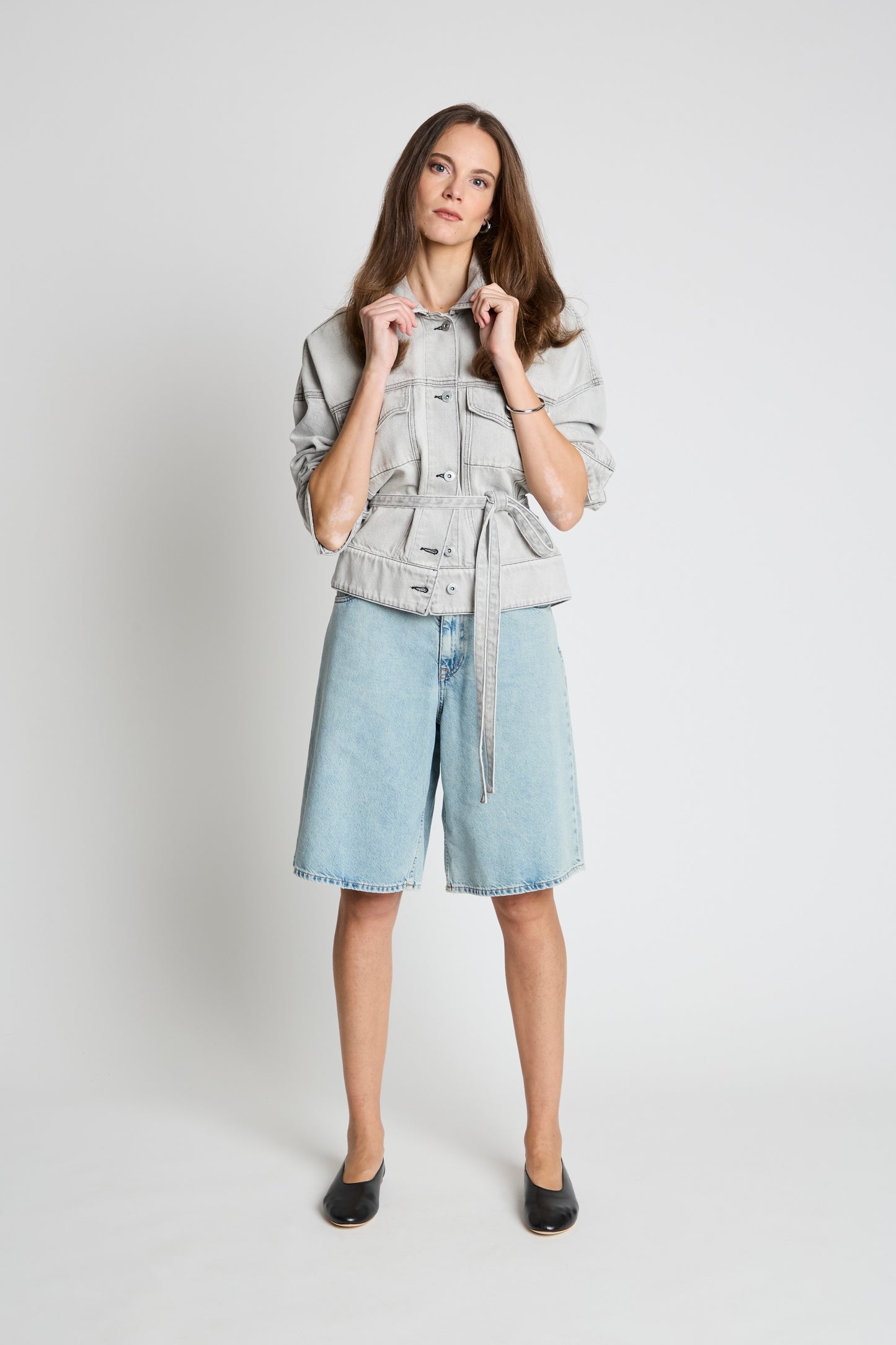 THALIA  WIDE LEG BERMUDA
