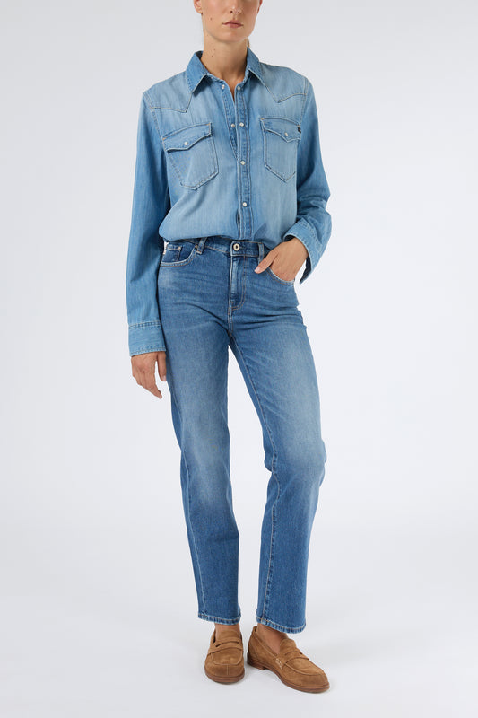 BRINLEY  MIDRISE STRAIGHT