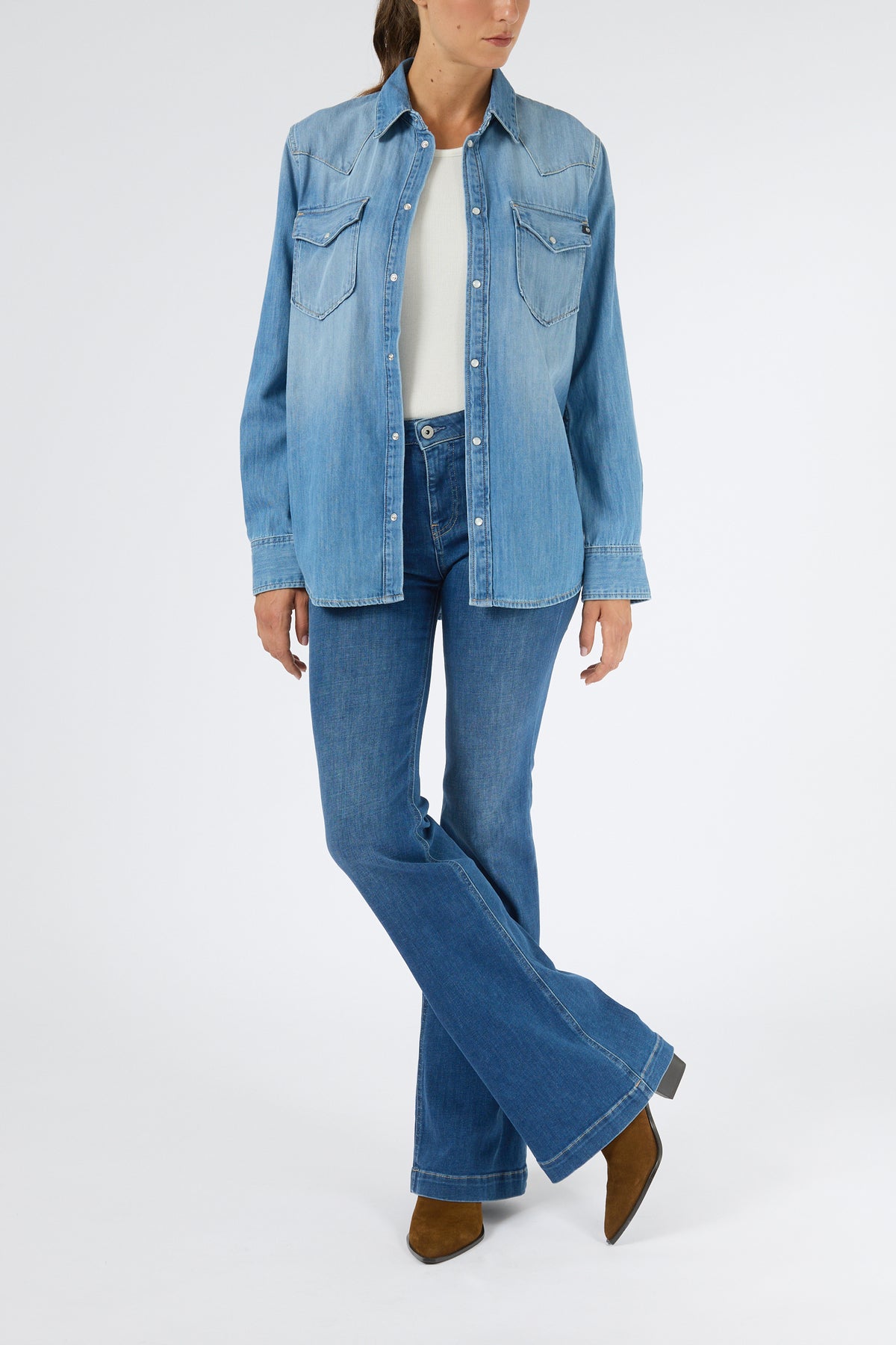 NIOKI  SHRUNKEN WESTERN SHIRT