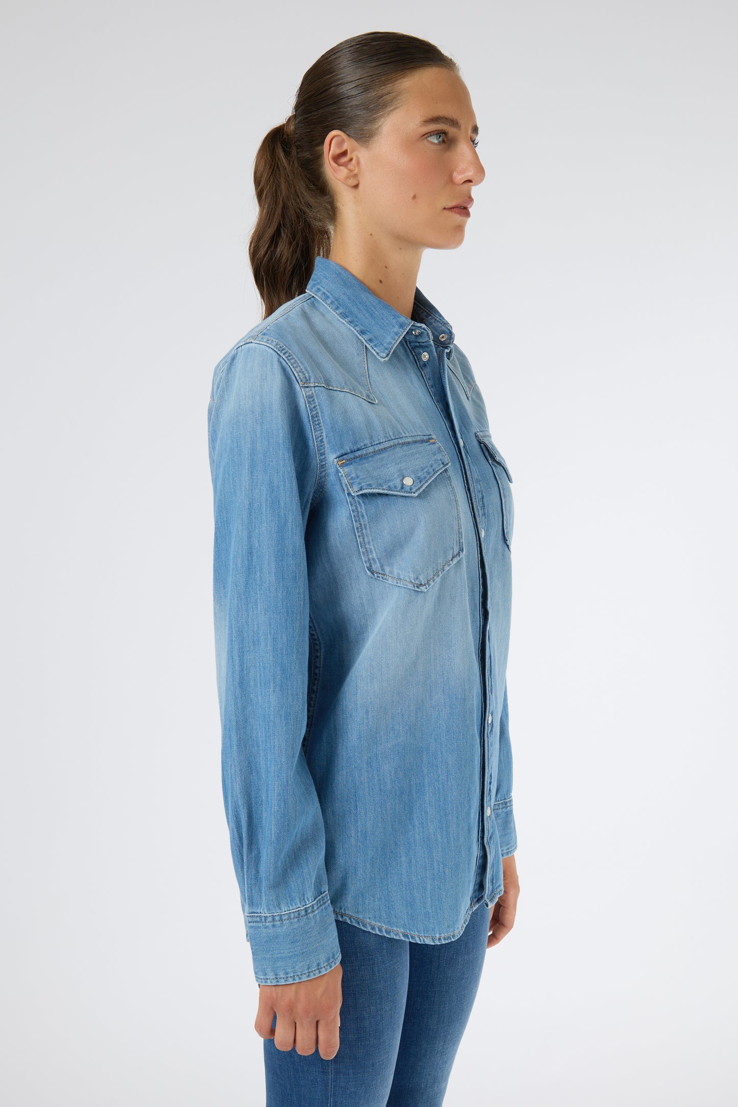 NIOKI  SHRUNKEN WESTERN SHIRT