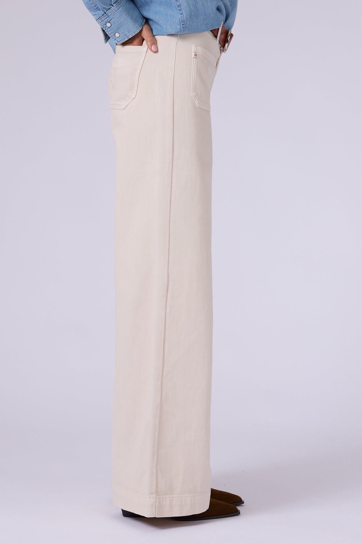 MINAJY  WIDE LEG PATCH POCKET FLARE