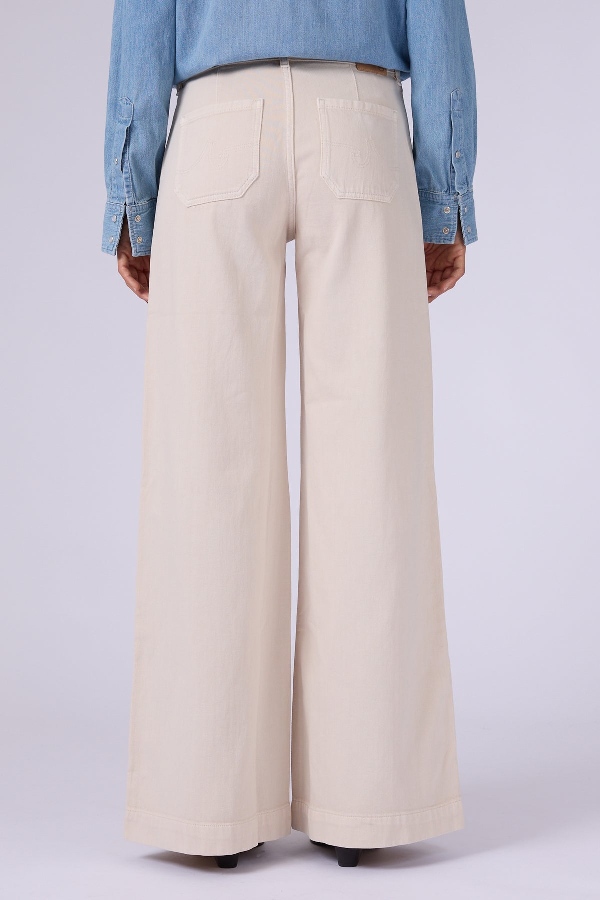 MINAJY  WIDE LEG PATCH POCKET FLARE