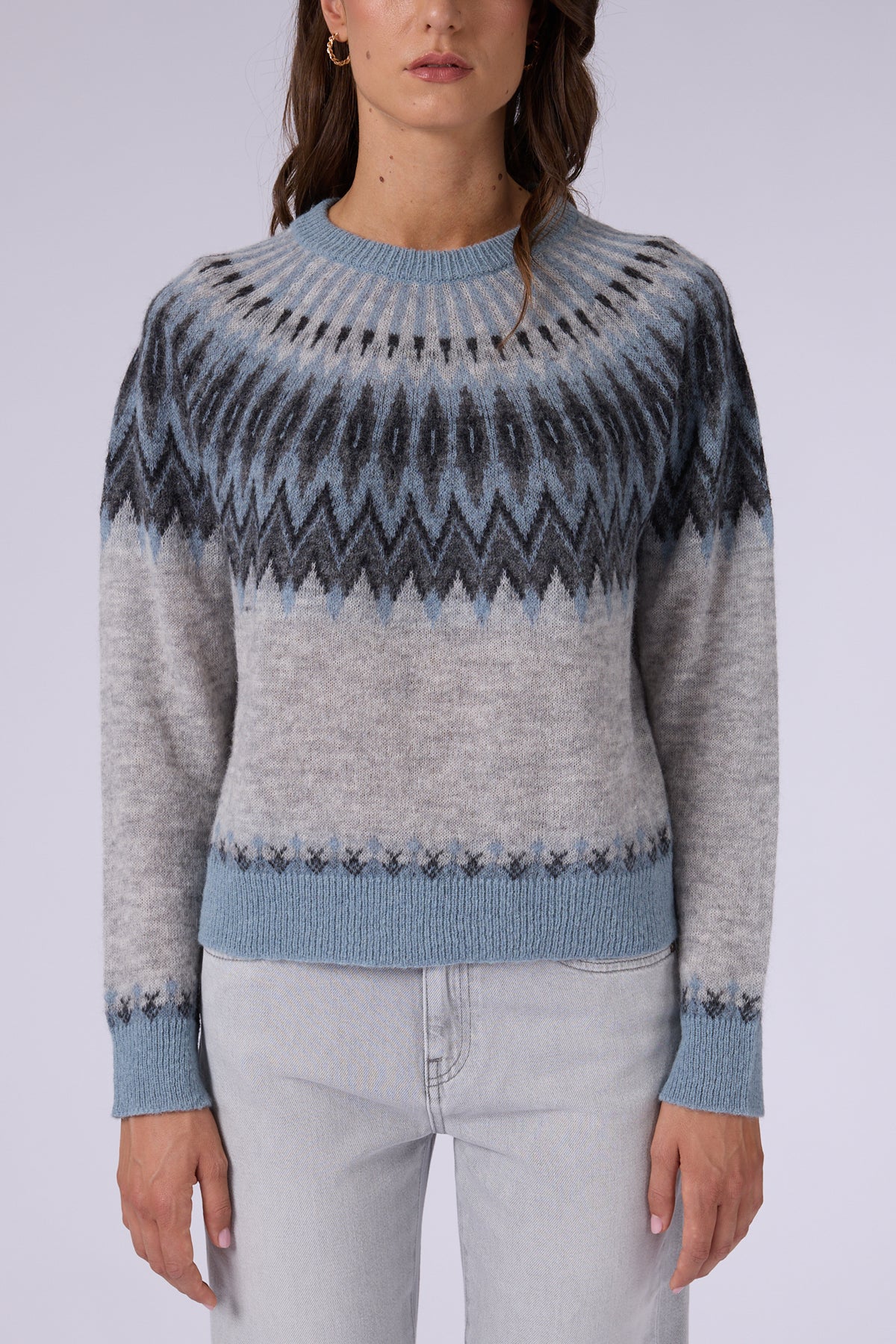 BIANCAFAIRISLE CREW NECK JUMPER