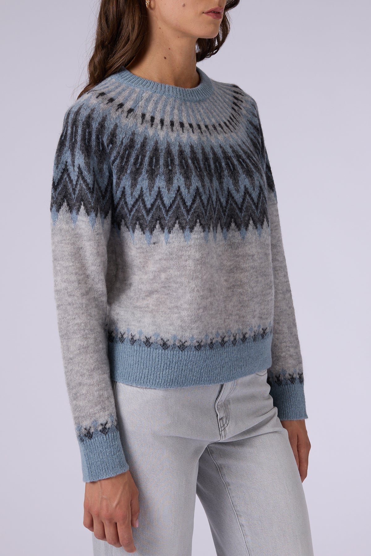 BIANCAFAIRISLE CREW NECK JUMPER